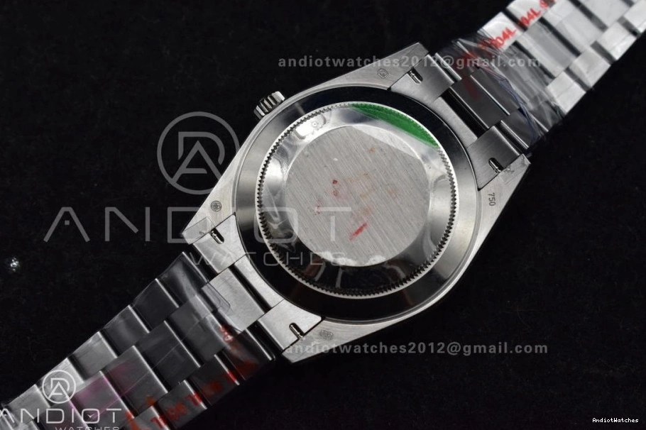 Trendsetting On 703 Weighted GMF Dial Steel 904L 40 Tungsten Blue A3255 V Markers DayDate President Bracelet Roman 1120